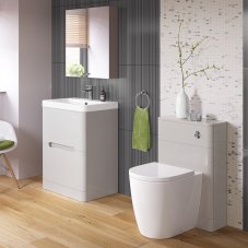 Tuscany Gloss Cashmere Bathroom Furniture