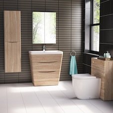 Austin Light Oak Bathroom Furniture