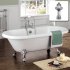 1700mm Victoria Traditional Roll Top Bath with Dragon Feet