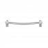 1200x400mm Chrome Curved Rail Electric Towel Radiator - Nancy Basic