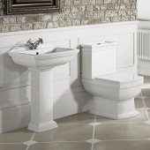 Windsor Close Coupled Toilet and Pedestal Basin Set