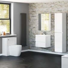 Denver Gloss White Bathroom Furniture