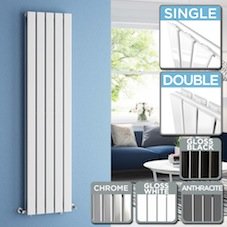 Thera Flat Panel Vertical Radiators