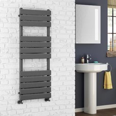 Francis Anthracite Flat Panel Towel Radiators