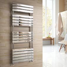 Francis Chrome Flat Panel Towel Radiators
