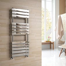 Francis Chrome Flat Panel Towel Radiators