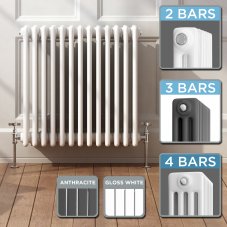 Roma Round Tube Horizontal Radiators