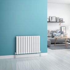 White Horizontal Radiators