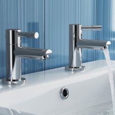 Hot & Cold Pillar Basin Taps