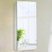 300mm Sterling Stainless Steel Corner Mirror Cabinet