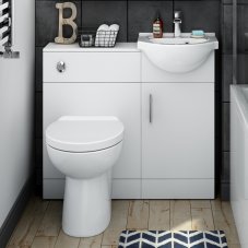 Blanc Matte White Bathroom Furniture