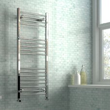 Nancy Chrome Curved Towel Radiators