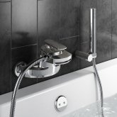 Oshi Waterfall Bath Tap with Hand Held Shower Head