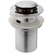 Basin Waste - Slotted Push Button Pop-Up