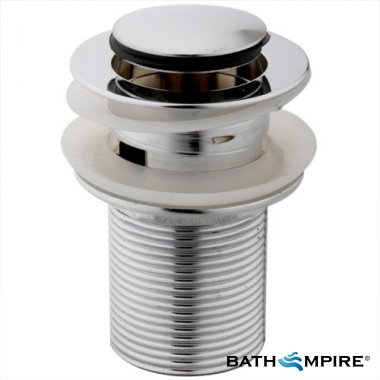 Basin Waste - Slotted Push Button Pop-Up