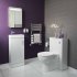 Portland Gloss White Slimline Basin Unit - Floor Standing
