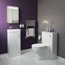 Portland Gloss White Bathroom Furniture