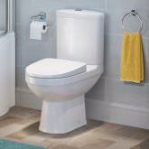 Sabrosa II Close Coupled Toilet and Cistern inc Soft Close Seat