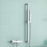 Square Thermostatic Bar Mixer Shower Kit - Savica Basic Range