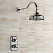 Thermostatic Mixer Shower Kit, 200mm Traditional Head - Sutai Premium