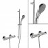 Round Multi-Function Thermostatic Bar Mixer Shower Kit - Ramsey Basic Range