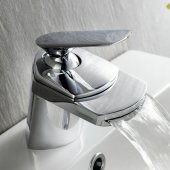Oshi Waterfall Basin Mixer Tap