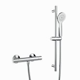 Thermostatic Bar Mixer Kit, Chrome Plated Round Head - Corbin Range