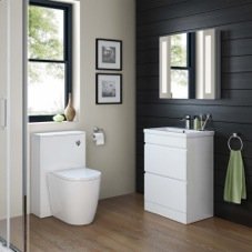 Trent Gloss White Bathroom Furniture