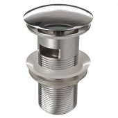 Slotted Push Button Pop-Up Basin Waste