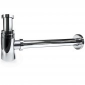 Round Chrome Basin Bottle Waste Trap