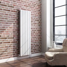 White Vertical Radiators