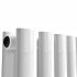 600x1200mm White Double Panel Oval Tube Horizontal Radiator - Segula Premium