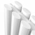 600x1200mm White Double Panel Oval Tube Horizontal Radiator - Segula Premium